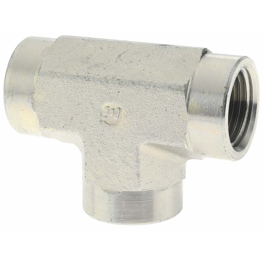 Brennan 16085 Industrial Pipe Tee 1/2 x 1/2 x 1/2" Female Thread, FNPT x FNPT x FNPT