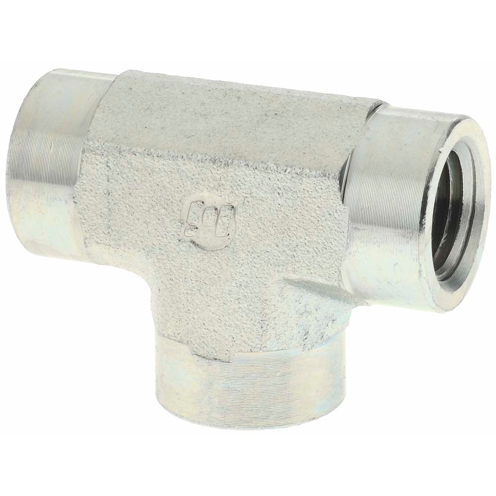 Brennan 16083 Industrial Pipe Tee 1/4 x 1/4 x 1/4" Female Thread, FNPT x FNPT x FNPT