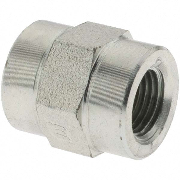 Brennan BD-16039 Industrial Pipe Coupling 1/8 x 1/8" Female Thread, FNPT x FNPT
