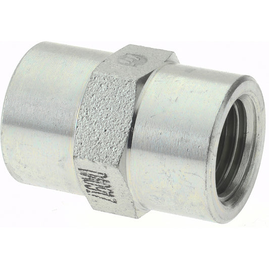 Brennan 16040 Industrial Pipe Coupling 1/4 x 1/4" Female Thread, FNPT x FNPT