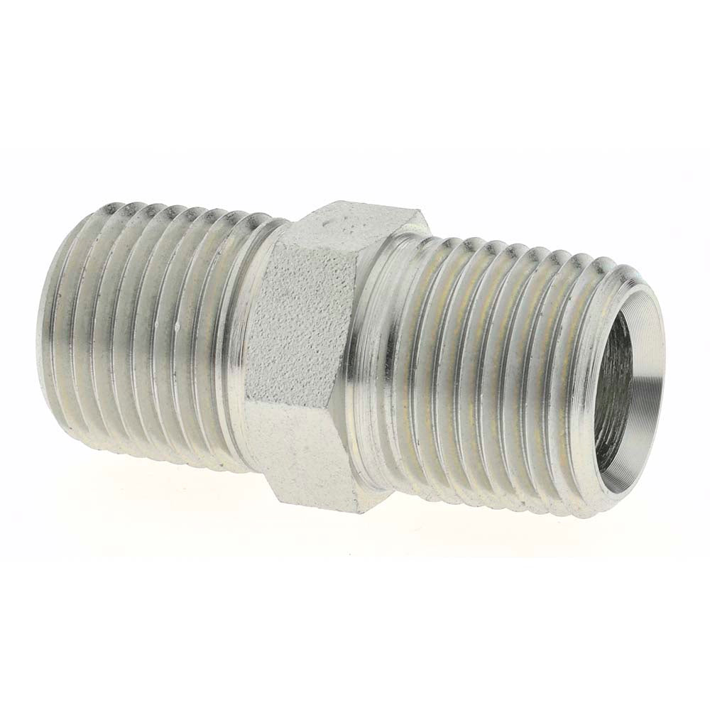 Brennan 16008 Industrial Pipe Hex Plug 1/2 x 1/2" Male Thread, MNPTF x MNPTF