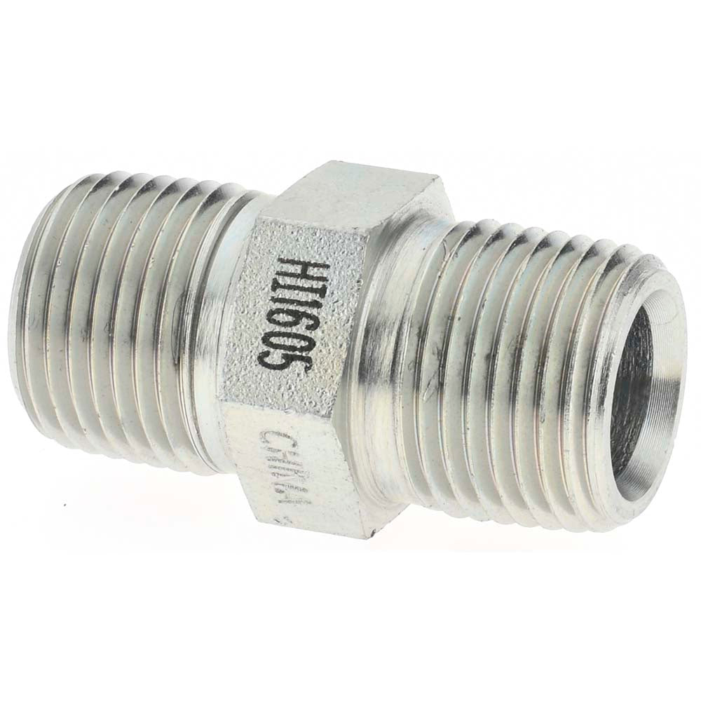 Brennan 16005 Industrial Pipe Hex Plug 3/8 x 3/8" Male Thread, MNPT x MNPT
