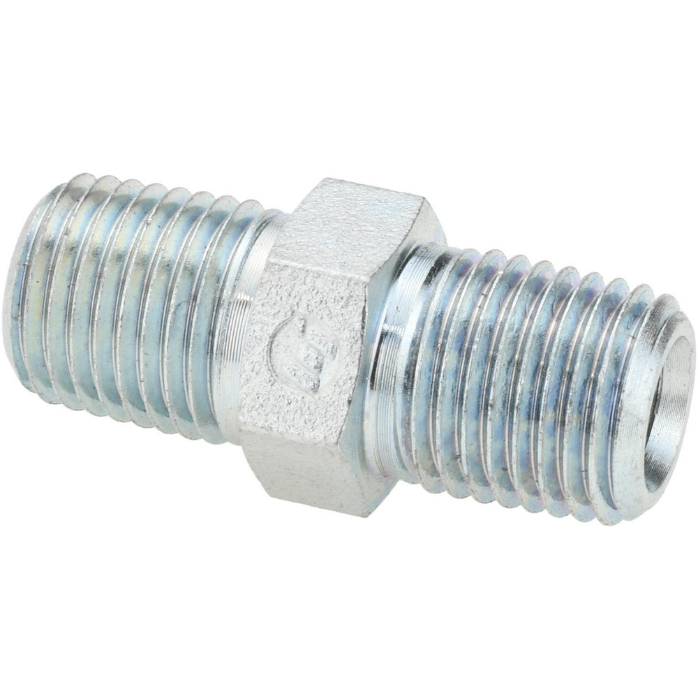 Brennan 16002 Industrial Pipe Hex Plug 1/4 x 1/4" Male Thread, MNPT x MNPT