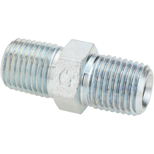 Brennan 16002 Industrial Pipe Hex Plug 1/4 x 1/4" Male Thread, MNPT x MNPT