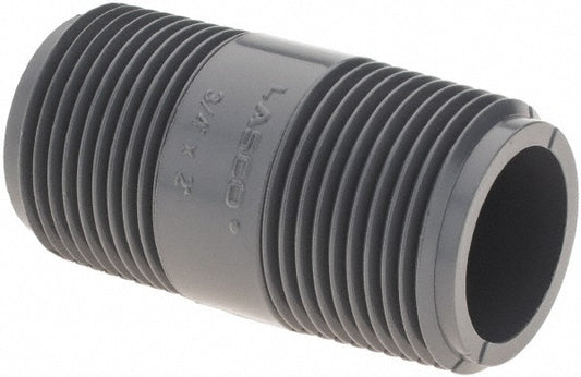 Value Collection 15395 3/4" Pipe, 1-1/2" Long PVC Threaded Plastic Pipe Nipple