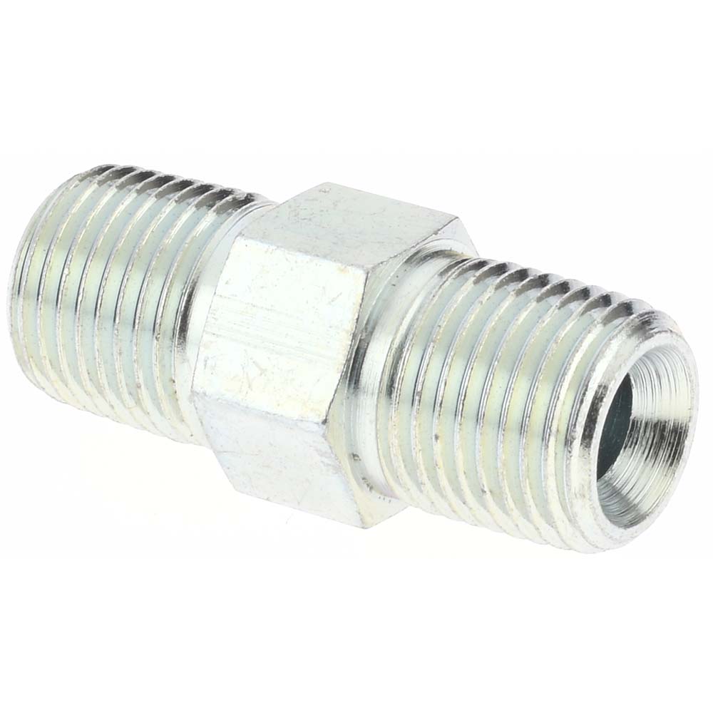 Brennan 16000 Industrial Pipe Hex Plug 1/8 x 1/8" Male Thread, MNPT x MNPT