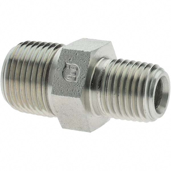 Brennan 16003 Industrial Pipe Hex Plug 3/8 x 1/4" Male Thread, MNPT x MNPT