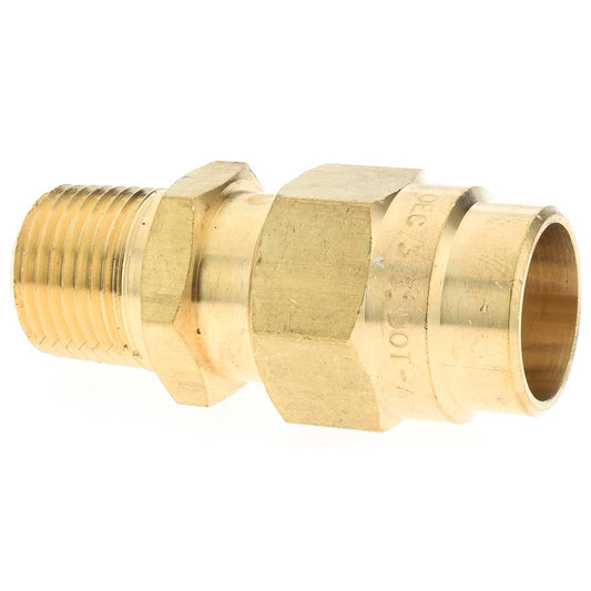 Anderson Metals 2104 1/2, Reusable Hose Male Fitting