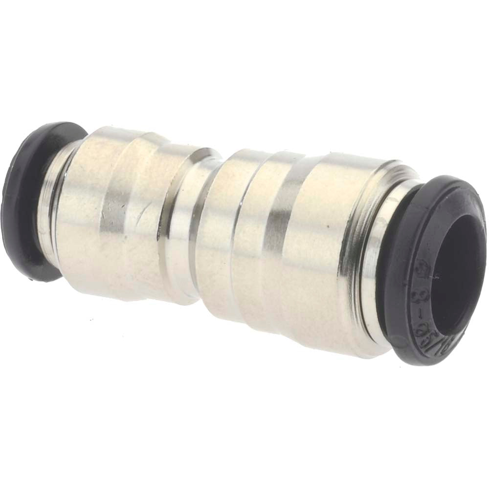 Aignep USA 50040N-8-6 Push-to-Connect Tube x Tube Fitting Union, 8.00 x 6.00 mm OD