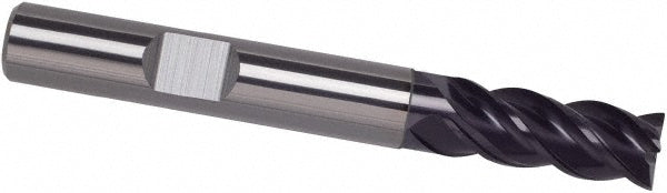 Guhring 9042510095200 Corner Chamfer End Mill 3/8" Dia, 1" LOC, 4 Flute, Solid Carbide