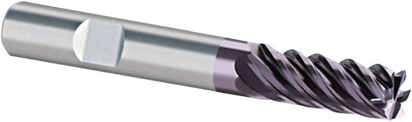 Guhring 9042640127000 Corner Chamfer End Mill 1/2" Dia, 2" LOC, 5 Flute, 0.0060" Chamfer Width, Solid Carbide