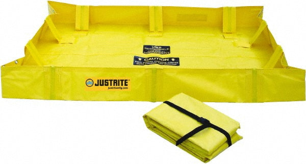 Justrite Mfg. Company 28556 Low Wall Collapsible Berm 79 gal Capacity, 4' Long, 4' Wide