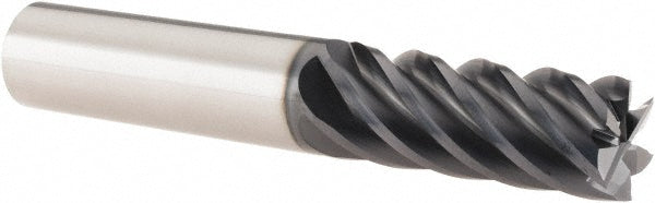 Kyocera SGS Precision Tools 35102 Square End Mill 1/2" Dia, 1-1/4" LOC, 6 Flute, Solid Carbide