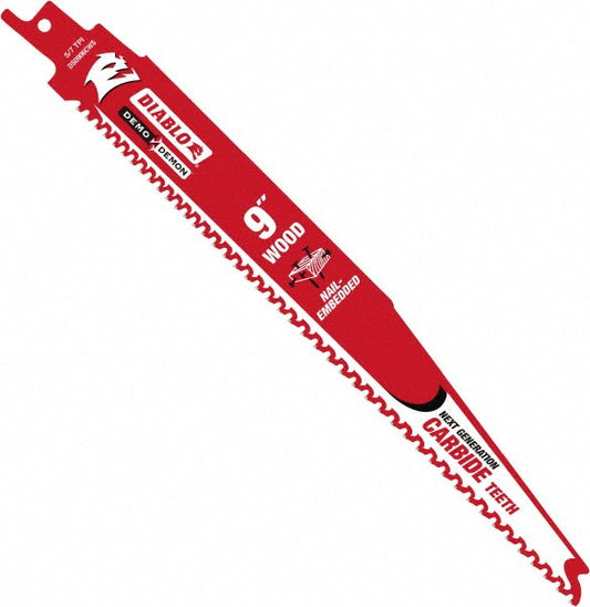 DIABLO DS0906CWS Reciprocating Saw Blade 9" Long, Bi-Metal