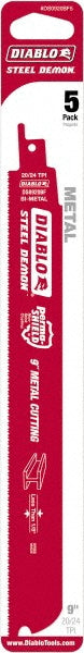DIABLO DS0920BF5 Reciprocating Saw Blade 9" Long, Bi-Metal