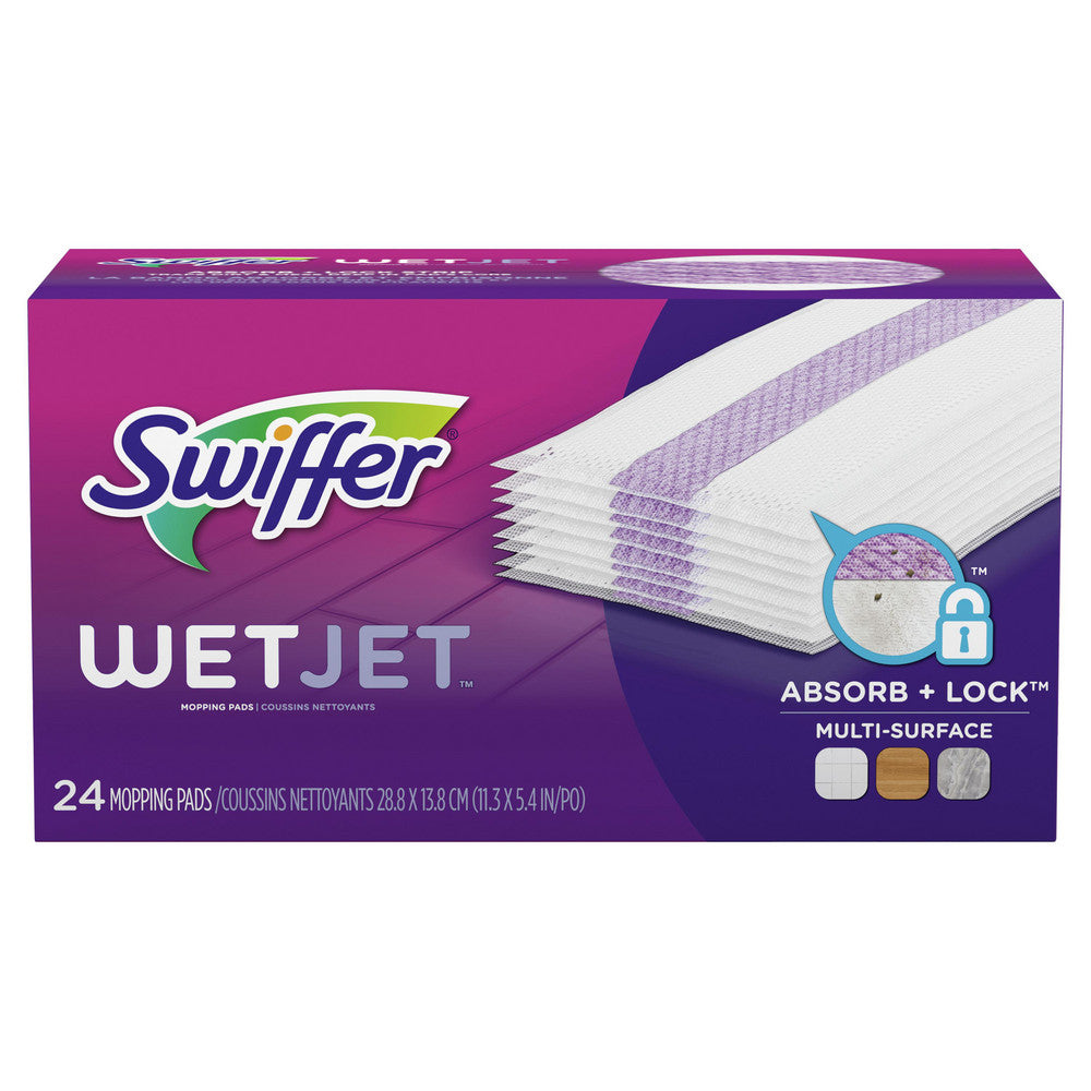 Swiffer PGC08443CT Swiffer WetJet Mopping Pad Refill, 24 Count, 4/Case