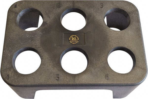 Sierra American Multi-Systems CNC-50 6 Tool Capacity, Toolholder Size 50, Portable Plastic Tool Holder Rack and Tray