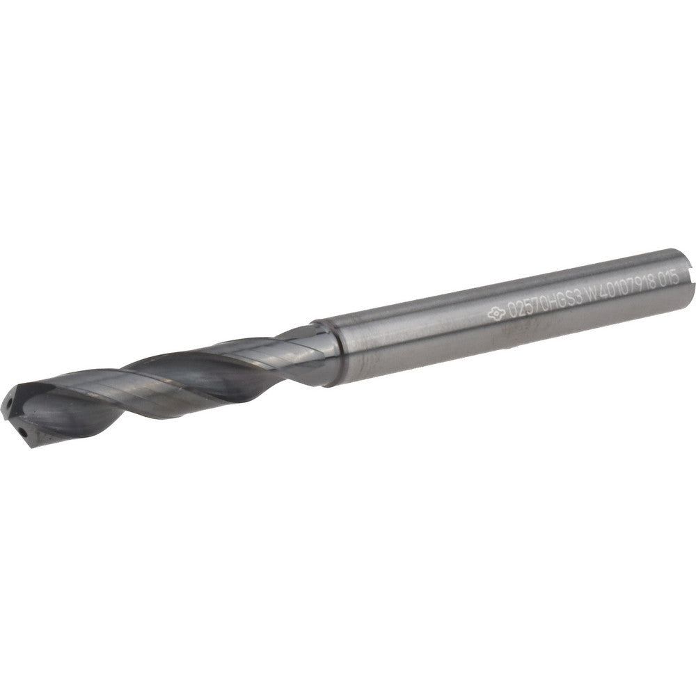Sumitomo U101076 Screw Machine Length Drill Bit Letter F, (0.2570) Dia, 135 deg, Solid Carbide