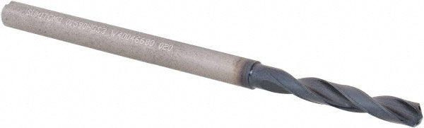 Sumitomo U101031 Screw Machine Length Drill Bit #21 (0.1590) Dia, 135 deg, Solid Carbide