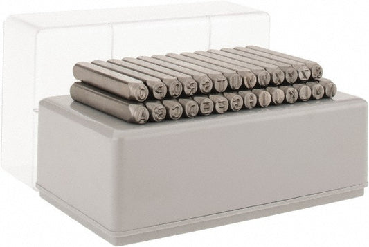 C.H. Hanson 20250 Standard Stamp Set 3/16" Character, 27 pc