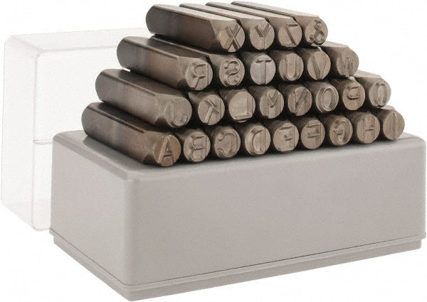 C.H. Hanson 20350 Standard Stamp Set 3/8" Character, 27 pc
