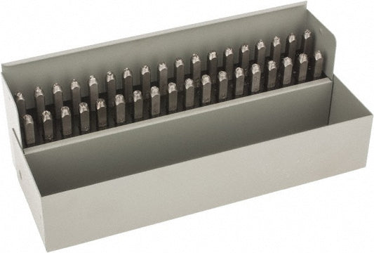 C.H. Hanson 20624 Standard Stamp Set 1/8" Character, 36 pc