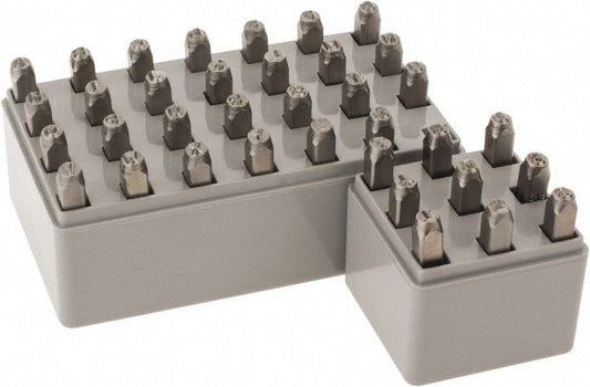 C.H. Hanson 20625 Standard Stamp Set 3/16" Character, 36 pc