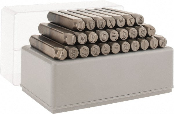 C.H. Hanson 21051 Heavy-Duty Stamp Set 1/4" Character, 27 pc