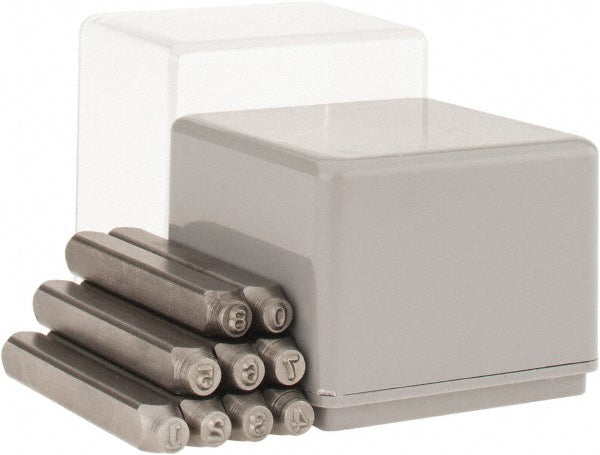 C.H. Hanson 21320 Heavy-Duty Stamp Set 1/16" Character, 9 pc