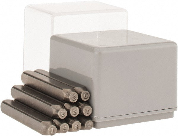C.H. Hanson 21340 Heavy-Duty Stamp Set 3/32" Character, 9 pc