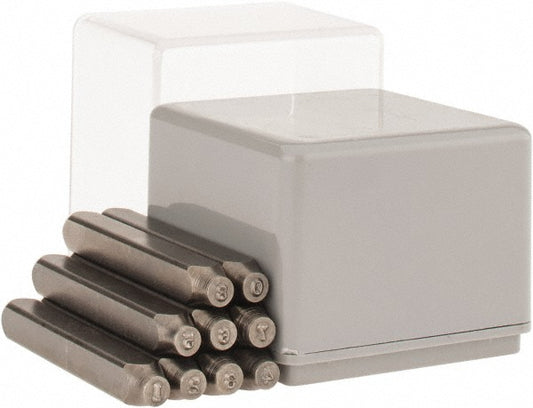 C.H. Hanson 21340 Heavy-Duty Stamp Set 3/32" Character, 9 pc