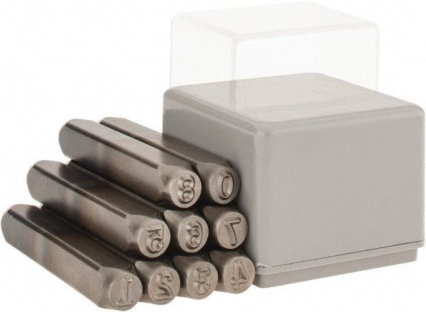 C.H. Hanson 21440 Heavy-Duty Stamp Set 1/4" Character, 9 pc