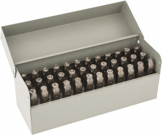 C.H. Hanson 21628 Heavy-Duty Stamp Set 1/4" Character, 36 pc
