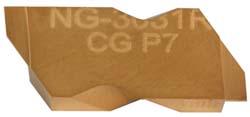 Carbide Grinding GRN-110915-R Grooving Insert NG P7, Solid Carbide