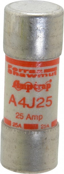 Ferraz Shawmut A4J25 General Purpose Fuse Fast-Acting, J, 25.00 A