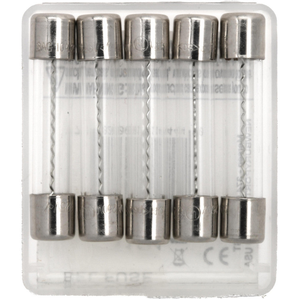 Ferraz Shawmut GGC10-MSC Cylindrical Fast-Acting Fuse 10 A, 1-1/4" OAL, 1/4" Dia
