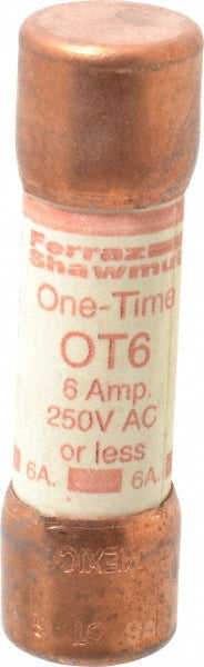 Ferraz Shawmut OT6 General Purpose Fuse Fast-Acting, K5, 6.00 A