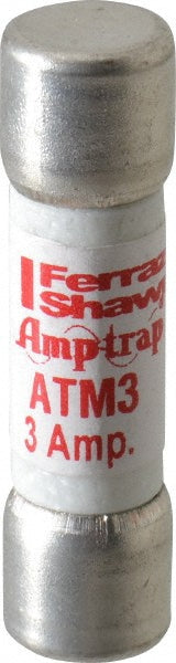 Ferraz Shawmut ATM3 General Purpose Fuse Fast-Acting, 3.00 A