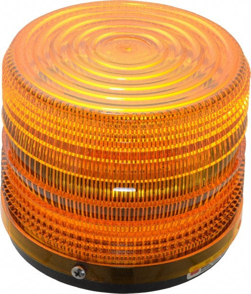 Federal Signal Corp 141ST-120A Strobe Light Amber, Pipe Mount, 120VAC