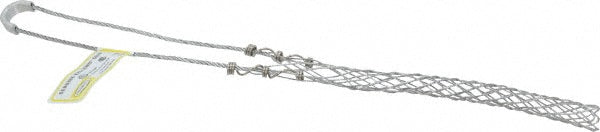 Hubbell Wiring Device-Kellems 073041280 0.73 to 0.85 Inch Cable Diameter, Galvanized Steel, Single Loop Support Grip