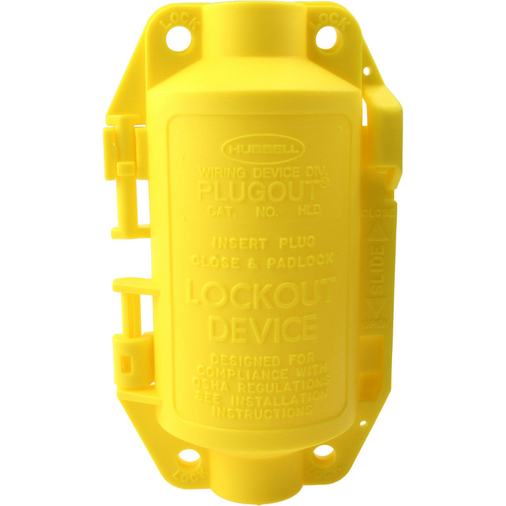 Hubbell Wiring Device-Kellems HLD Circuit Breaker Lockout 4 Padlocks Max, 3.1" High, 4.27" Wide