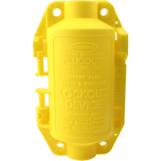 Hubbell Wiring Device-Kellems HLD Circuit Breaker Lockout 4 Padlocks Max, 3.1" High, 4.27" Wide