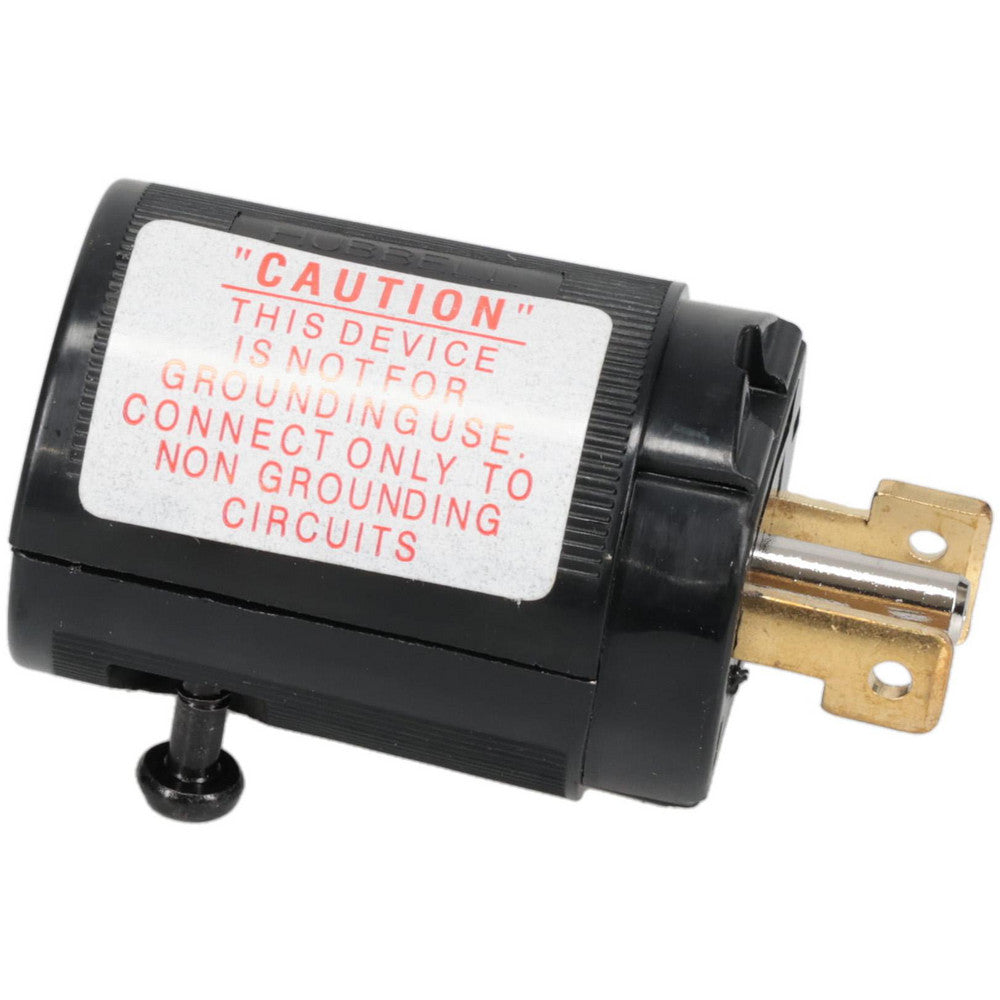 Hubbell Wiring Device-Kellems HBL7485V Locking Inlet Plug, Industrial, ML-3P, 125 & 250V, Black