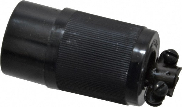 Hubbell Wiring Device-Kellems HBL7484 Locking Inlet Connector, Industrial, ML-3R, 125 & 250V, Black