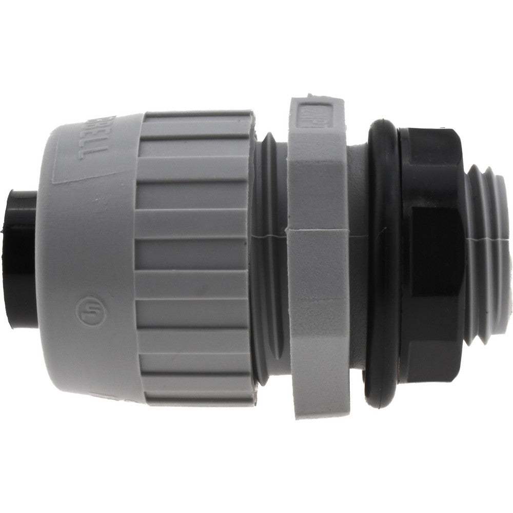 Hubbell Wiring Device-Kellems P050NGYA Conduit Connector For Liquid-Tight, Thermoplastic, 1/2" Trade Size