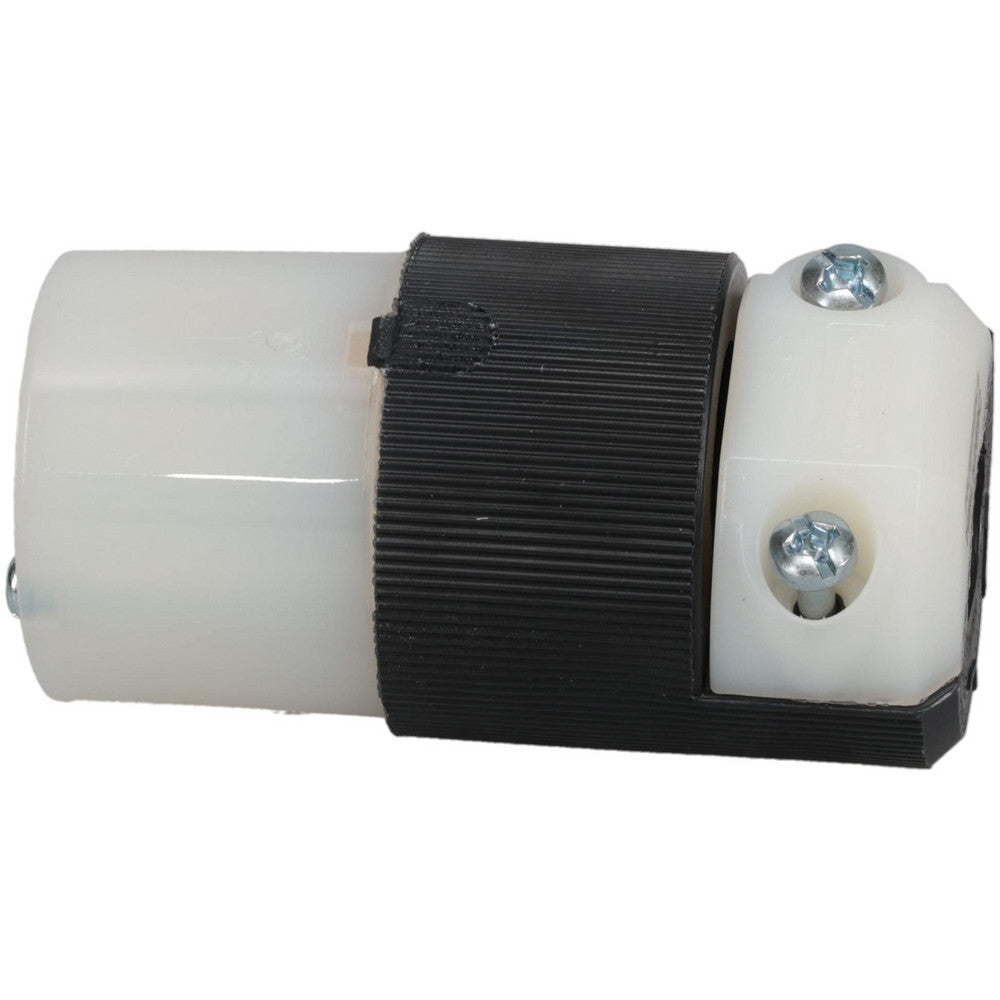 Hubbell Wiring Device-Kellems HBL5269C Straight Blade Connector 5-15R, 125VAC, Black & White
