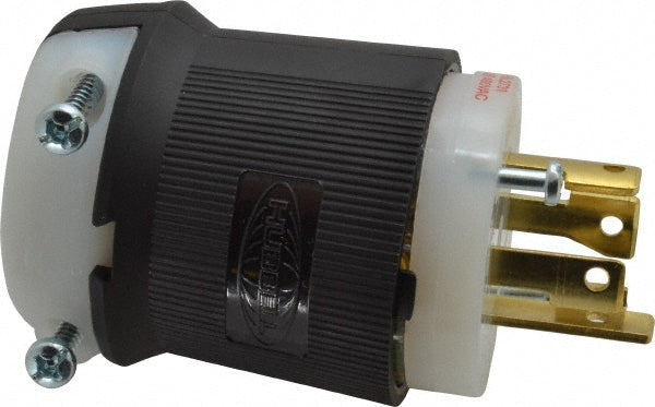 Hubbell Wiring Device-Kellems HBL2731 Locking Inlet Plug, Industrial, L16-30P, 480V, Black & White