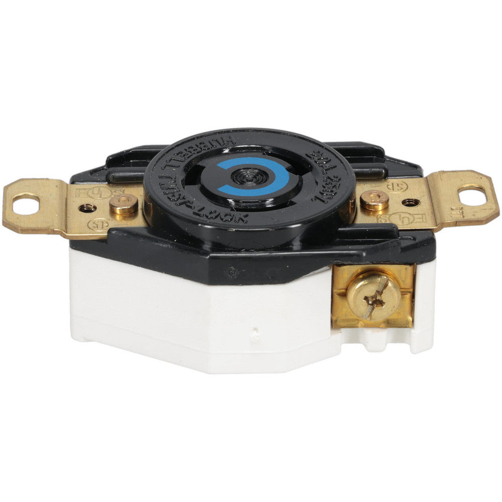 Hubbell Wiring Device-Kellems HBL2320 250 VAC, 20 Amp, L6-20R NEMA, Self Grounding Receptacle