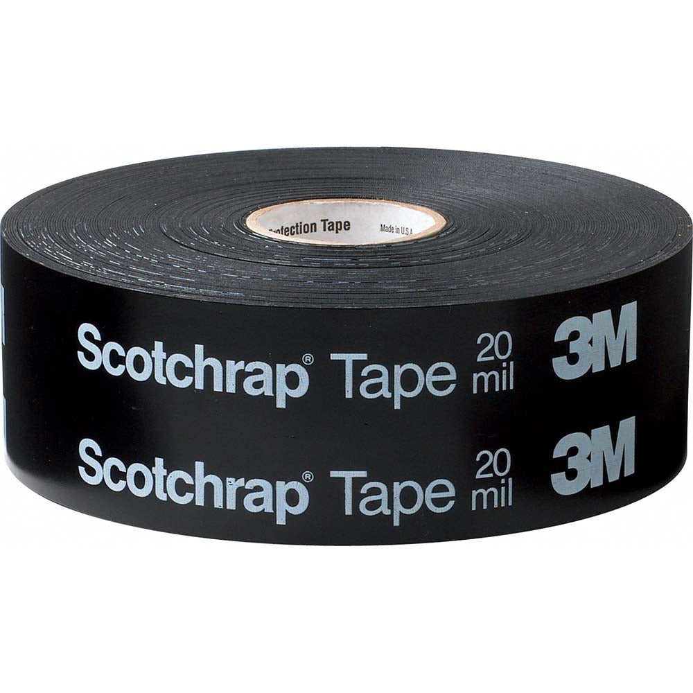 3M 7000005812 Electrical Tape 2" Wide, 100' Long, 10 mil Thick, Black