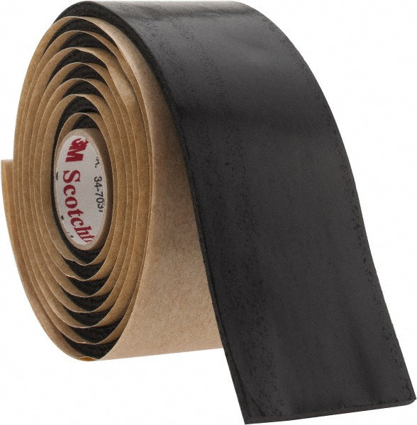 3M 7000006089 Electrical Tape 1-1/2" Wide, 60" Long, 125 mil Thick, Black